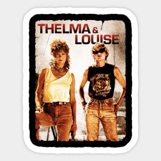 Thelma & Louise Retrocolor Sticker